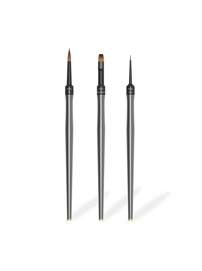 Pure Kolinsky Brush. Build. Stain. Glaze