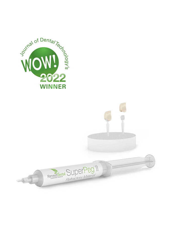 Super Peg II, 12 cc syringe.  Ceramic Firing Support.