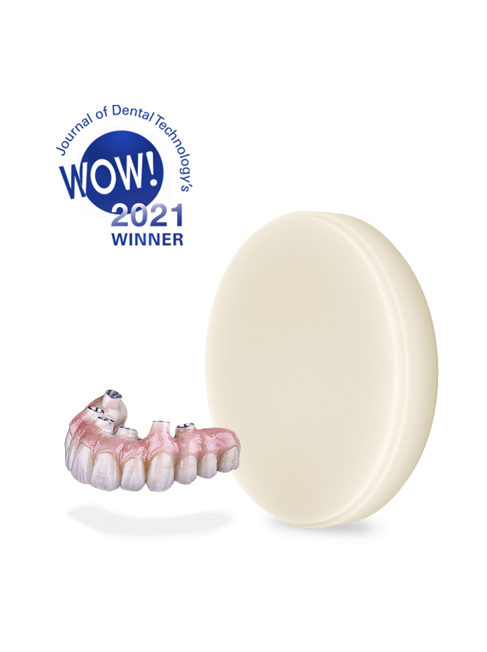 Harvest Esthetic Denture + Temp PMMA  98, Multi-layer PMMA, Model by Jack Marrano