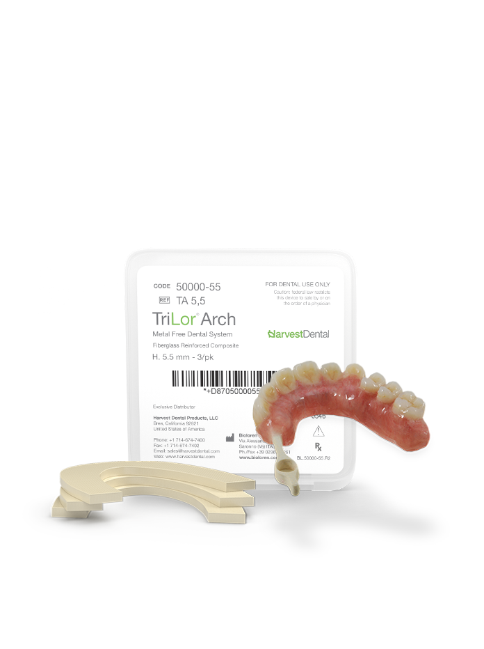 TriLor HPP  Arch Preform 3.5 Wafer 3/pk. Techno-Polymer Framework