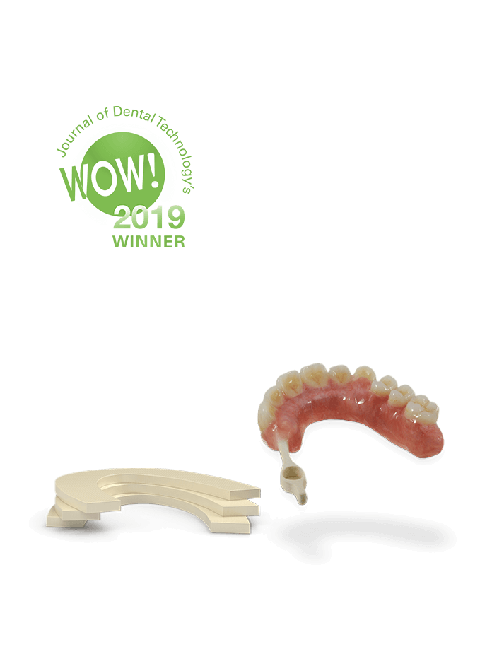 TriLor HPP  Arch Preform 3.5 Wafer 3/pk. Techno-Polymer Framework