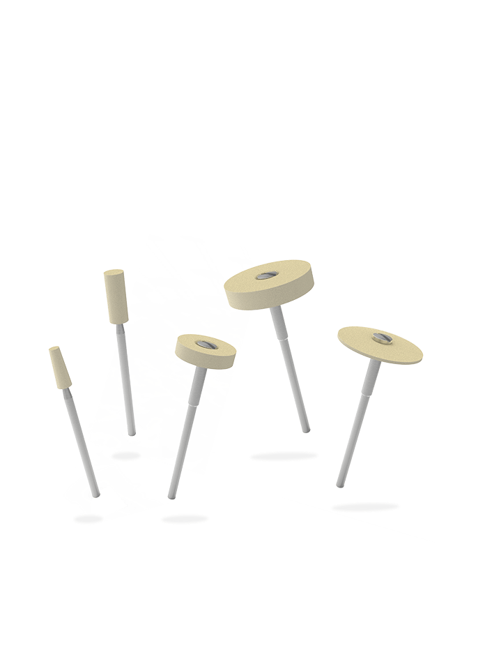 YelloStone. Barrel, Cone, Disc. Contour Diamonds for Zirconia & Lithium Disilicate